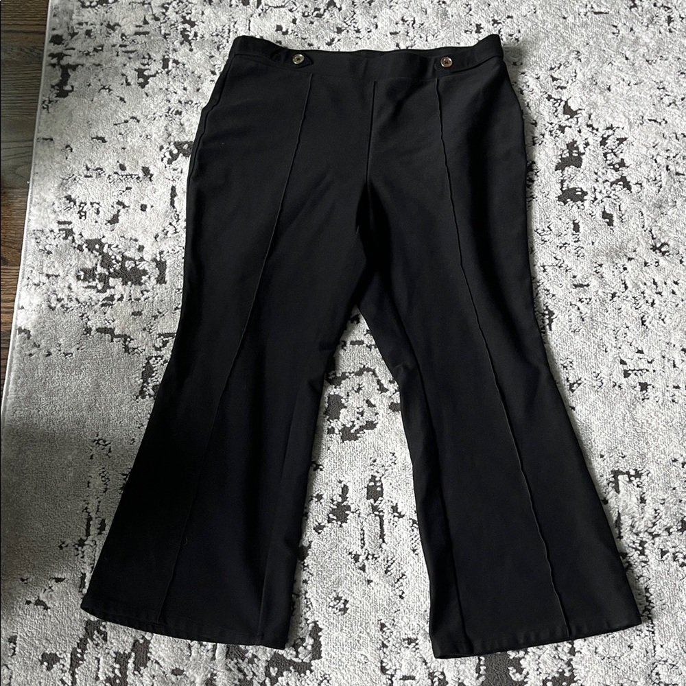 Michael Kors Black Flare Pants